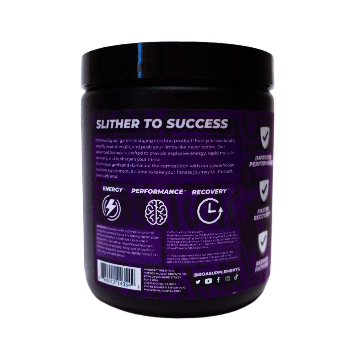 BOA CREATINE MAXX 30 SERVINGS - UNFLAVORED