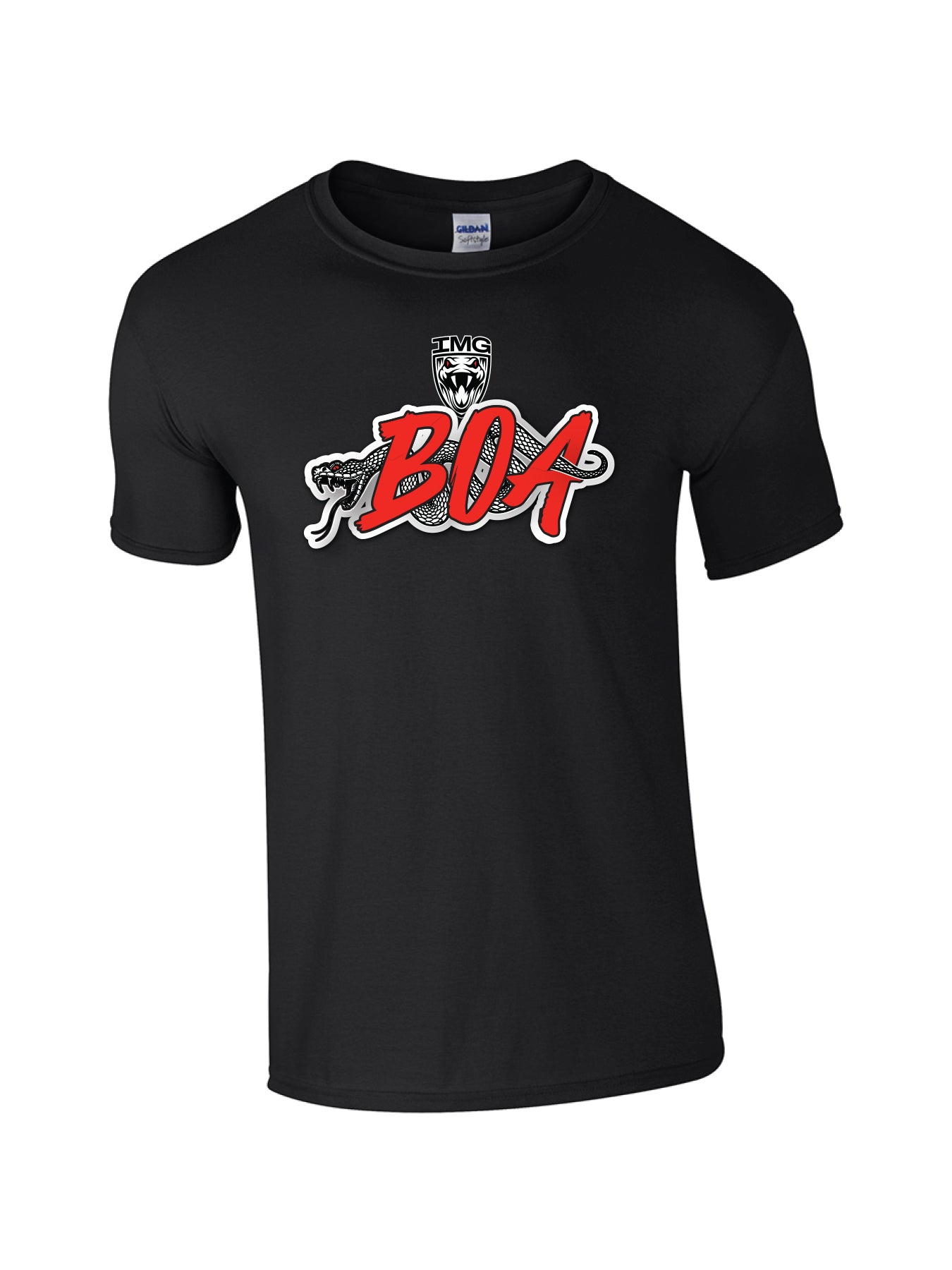 BOA Logo Tee – Black | Premium Cotton T-Shirt | IMG x BOA Limited Edition