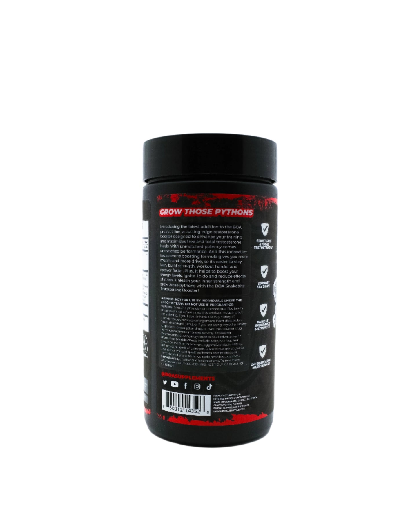 BOA SNAKEBITE - TESTOSTERONE BOOSTER