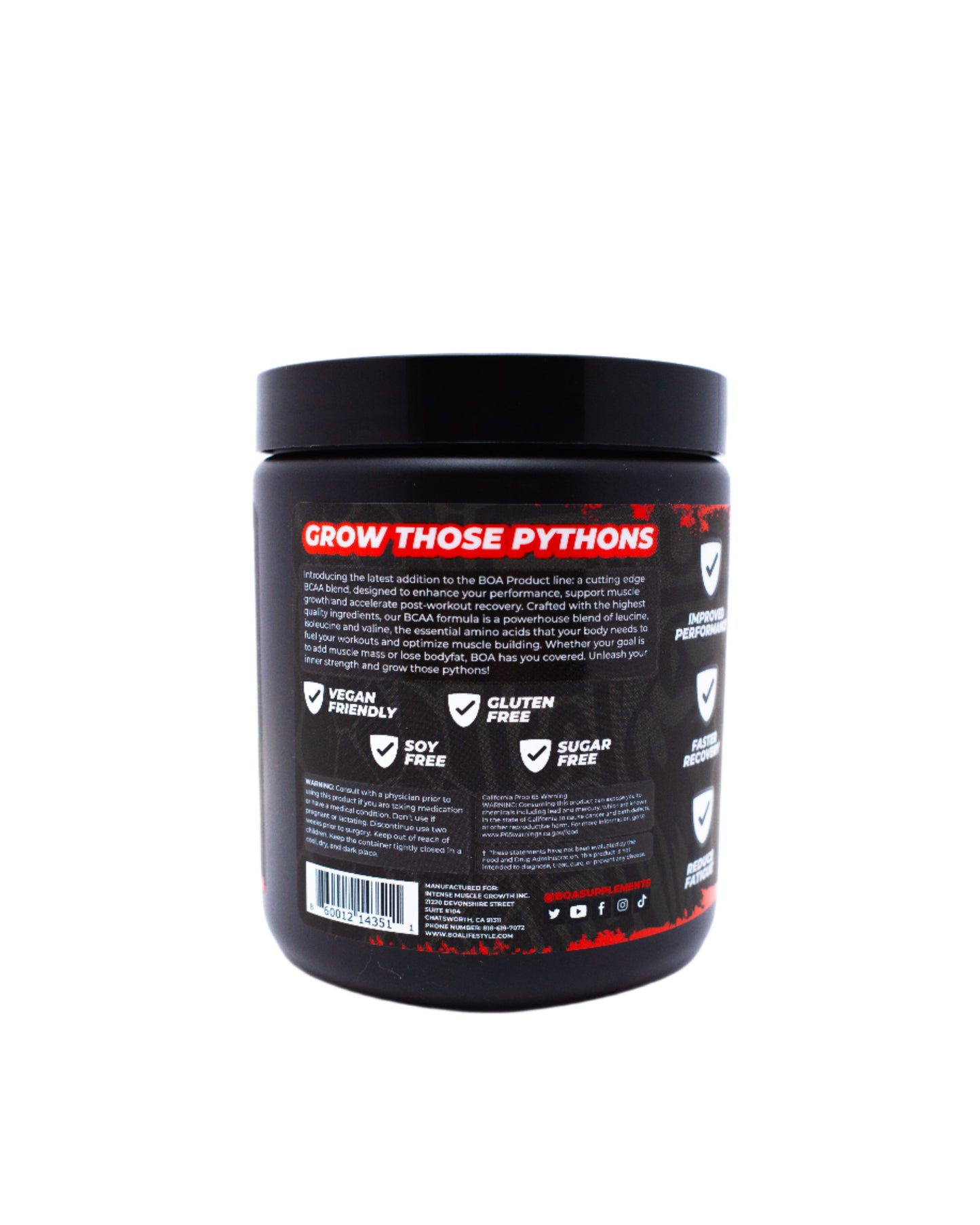 BOA - BCAA SNAKEBITE - FLEX ON THE BEACH