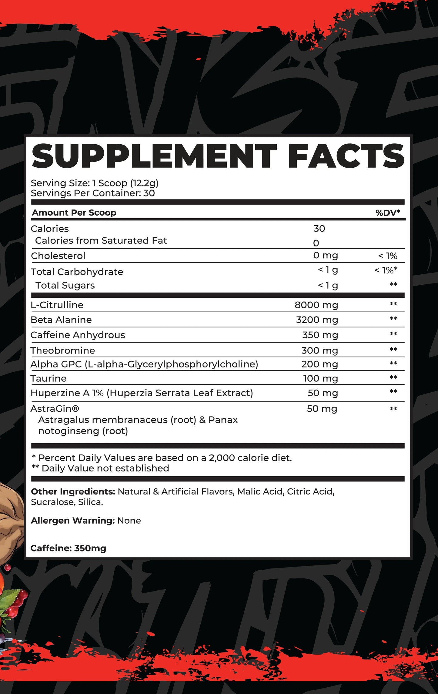 BOA PRE-WORKOUT - FLEX ON THE BEACH INTENSE MUSCLE GROWTH