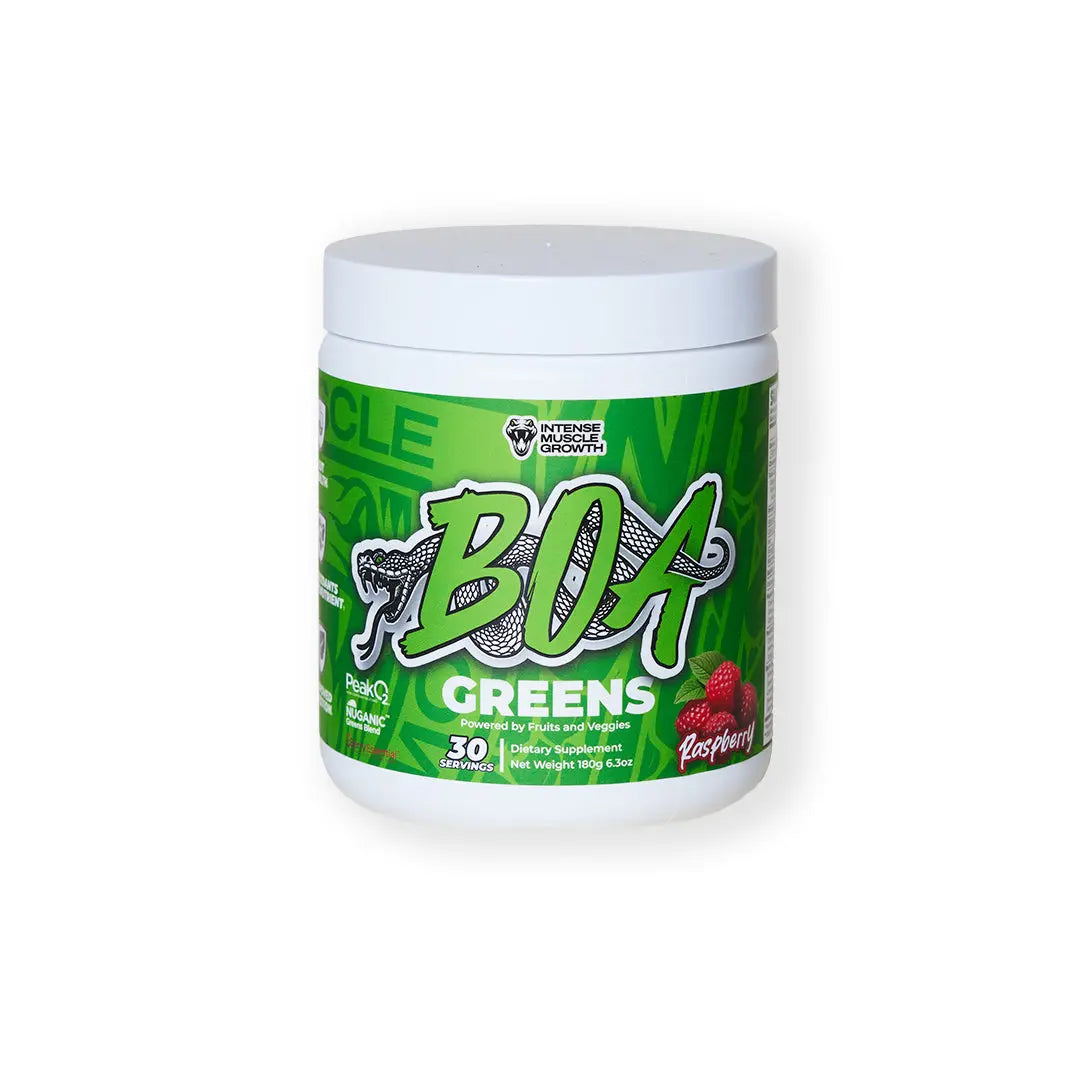 BOA GREENS - RASPBERRY INTENSE MUSCLE GROWTH