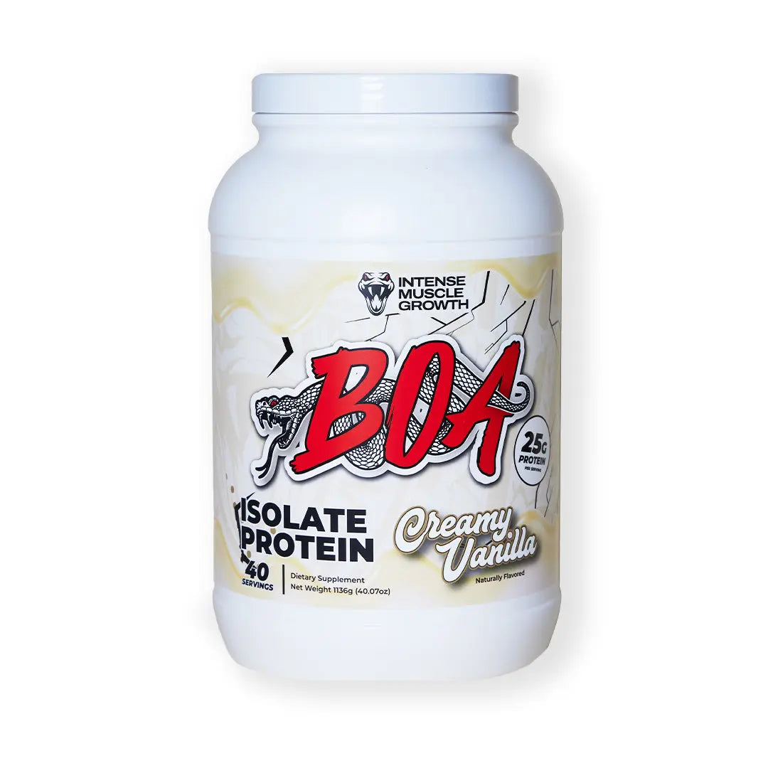 BOA ISOLATE PROTEIN - CREAMY VANILLA INTENSE MUSCLE GROWTH