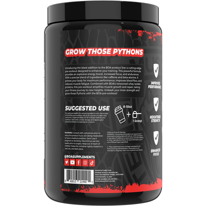 BOA Snakebite Pre-Workout Powder