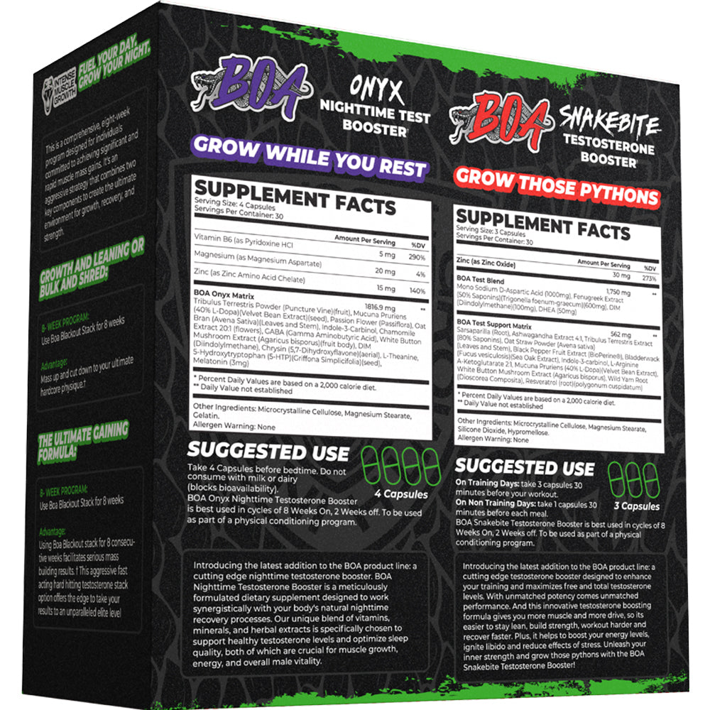 BOA Blackout Stack – 24 Hour Anabolic Support System