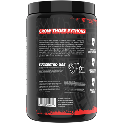 BOA Snakebite Pre-Workout Powder