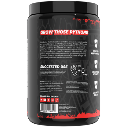 BOA Snakebite Pre-Workout Powder