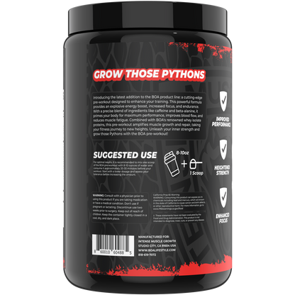 BOA Snakebite Pre-Workout Powder