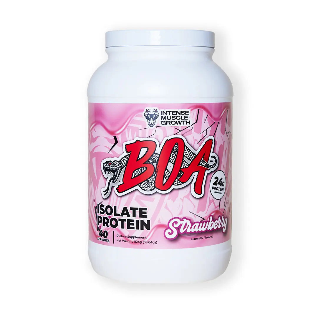 BOA ISOLATE PROTEIN STRAWBERRY INTENSE MUSCLE GROWTH boa-isolate-protein-strawberry-intense-muscle-growth