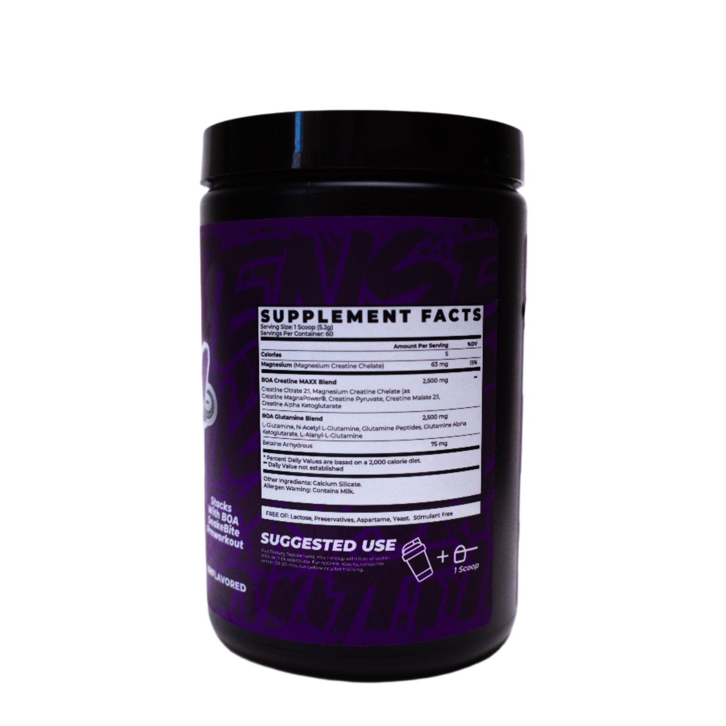 BOA CREATINE MAXX 60 SERVINGS - UNFLAVORED