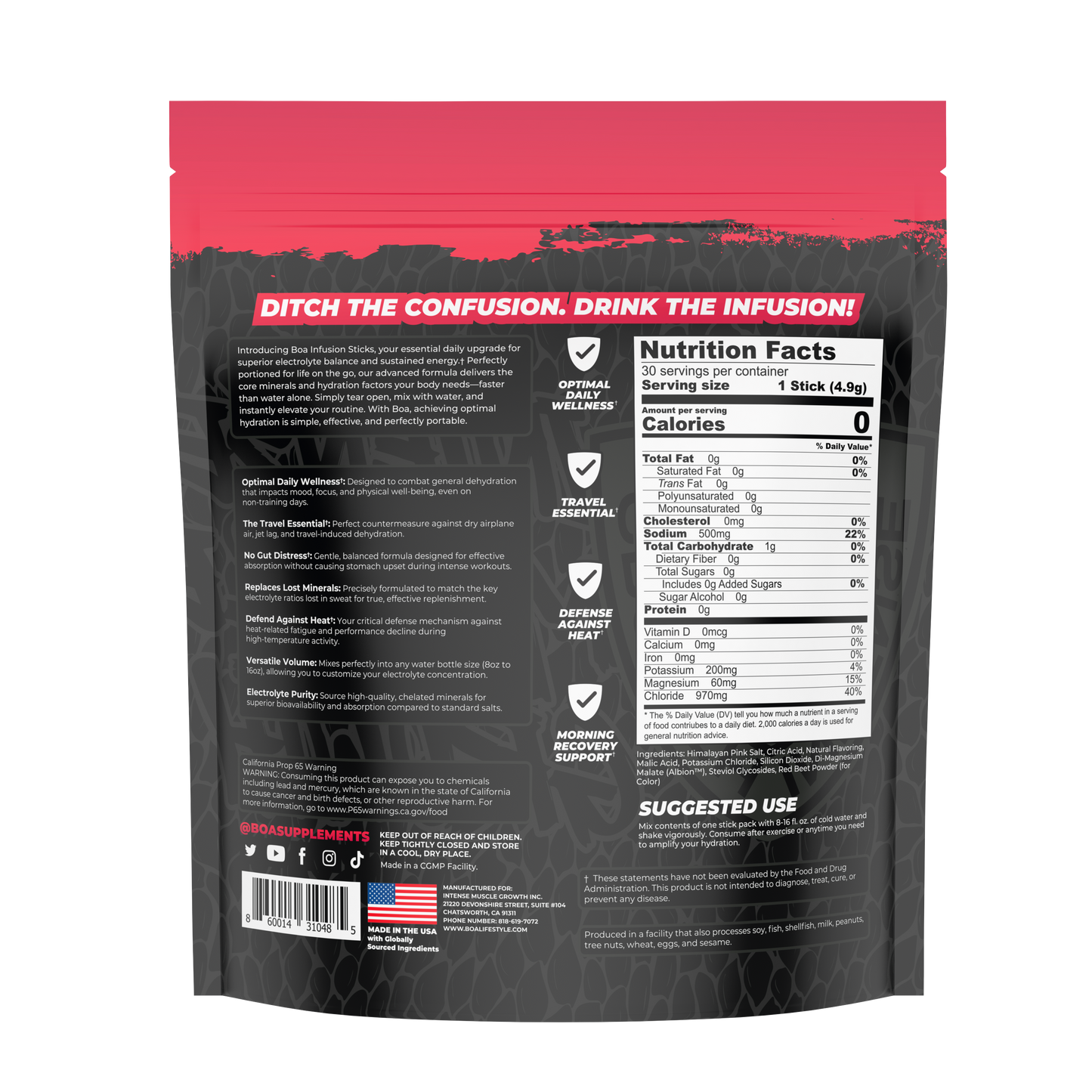 BOA Electrolyte Infusion