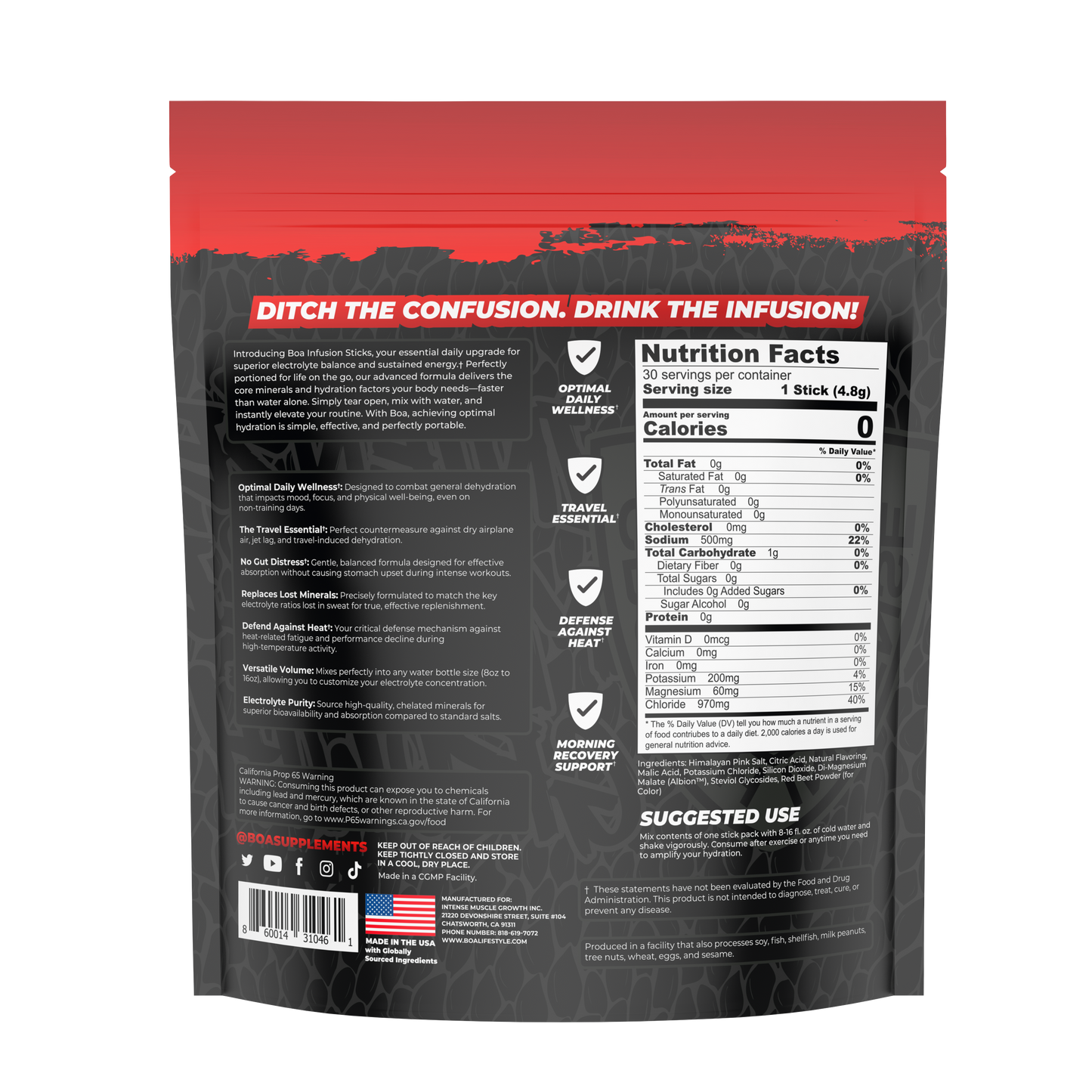 BOA Electrolyte Infusion
