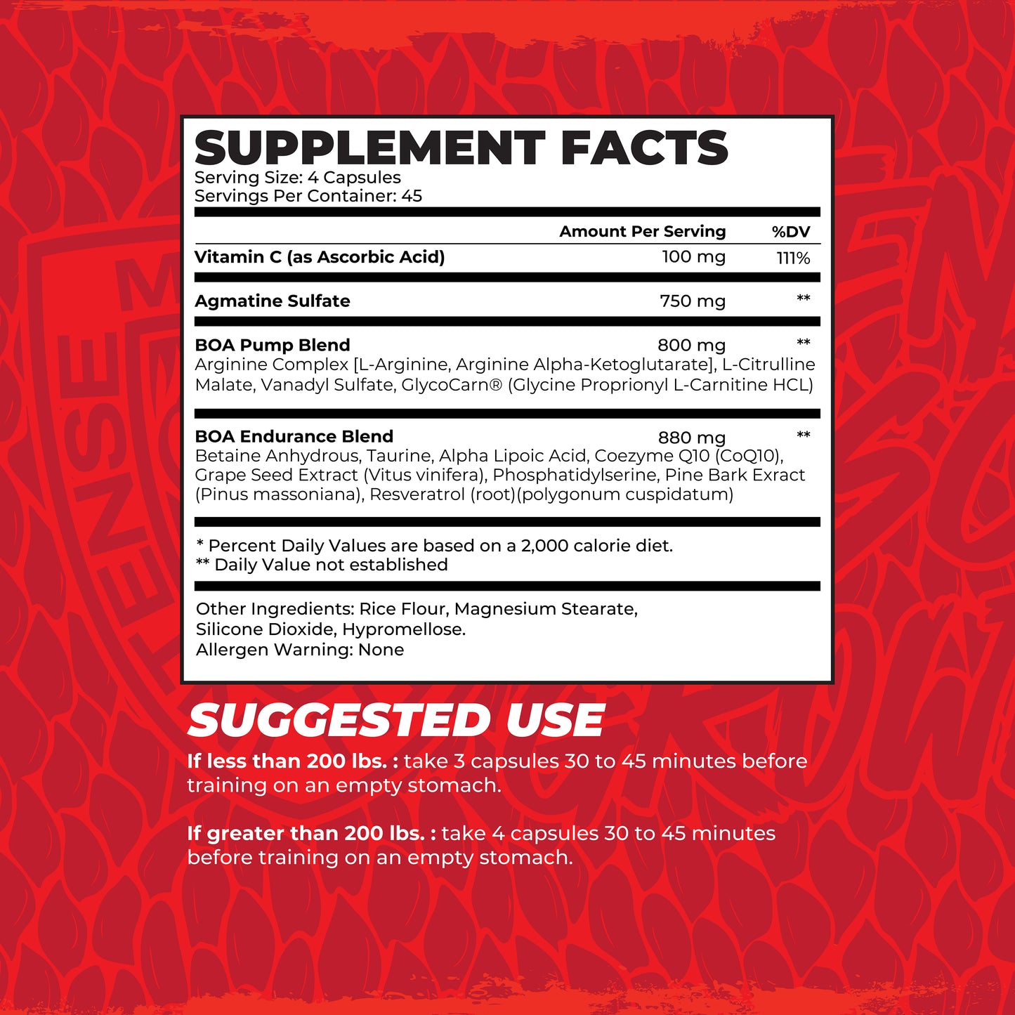 NO BOOST (NITRIC OXIDE BOOSTER) - CAPSULES