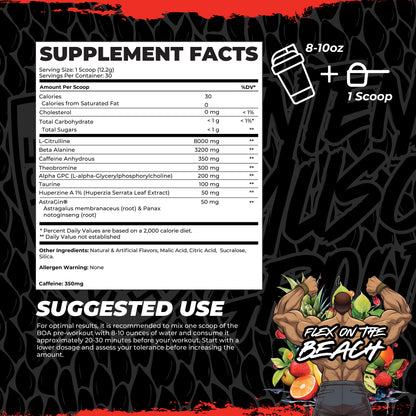 BOA Snakebite Pre-Workout Powder
