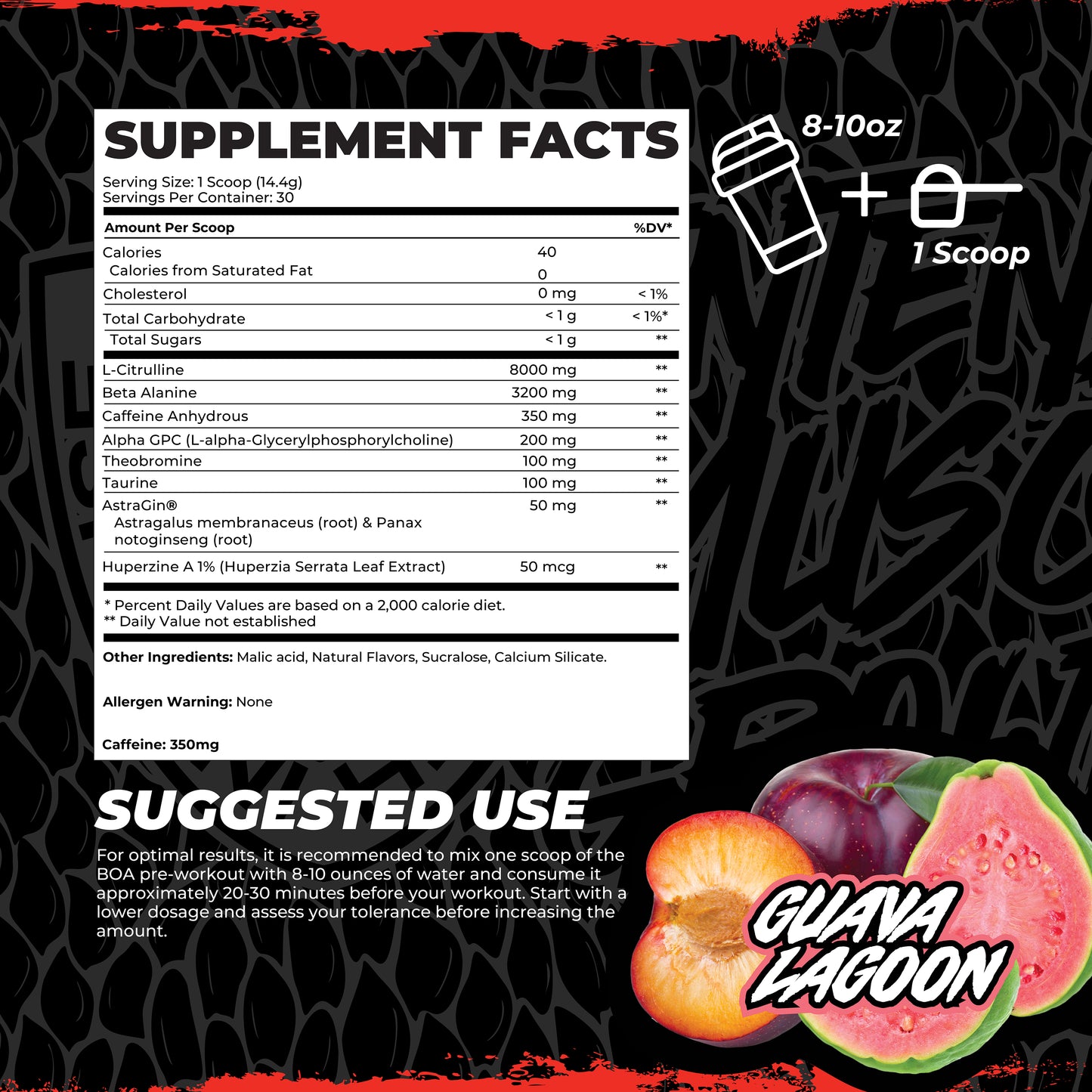 BOA Snakebite Pre-Workout Powder