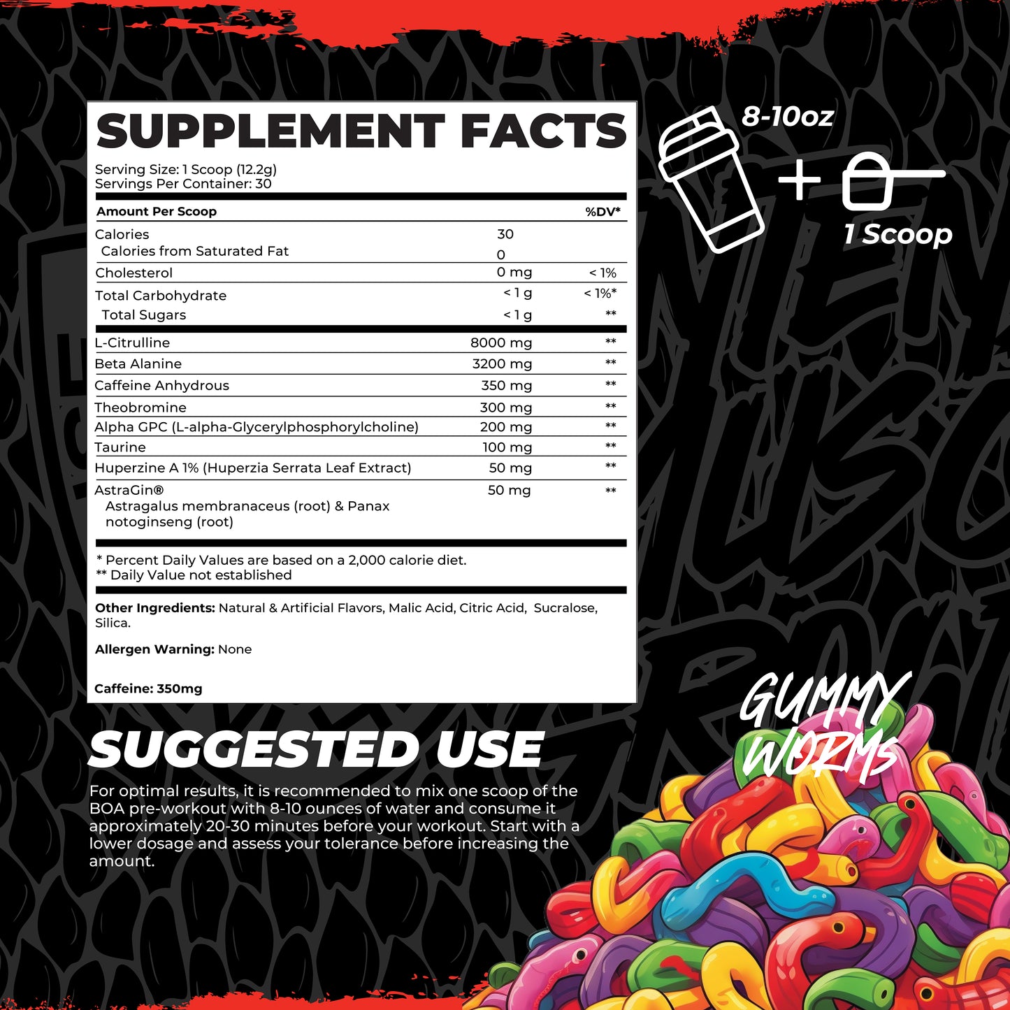 BOA Snakebite Pre-Workout Powder
