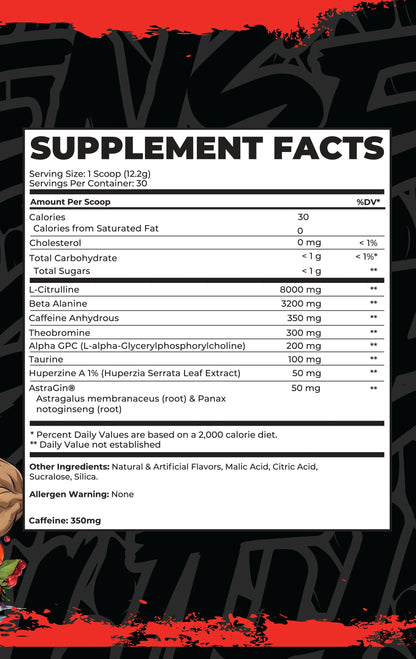 BOA PRE-WORKOUT - FLEX ON THE BEACH INTENSE MUSCLE GROWTH