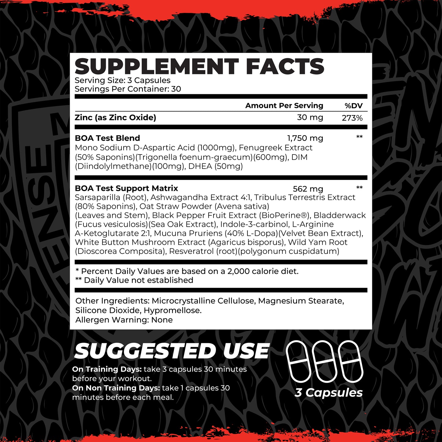 BOA SNAKEBITE - TESTOSTERONE BOOSTER