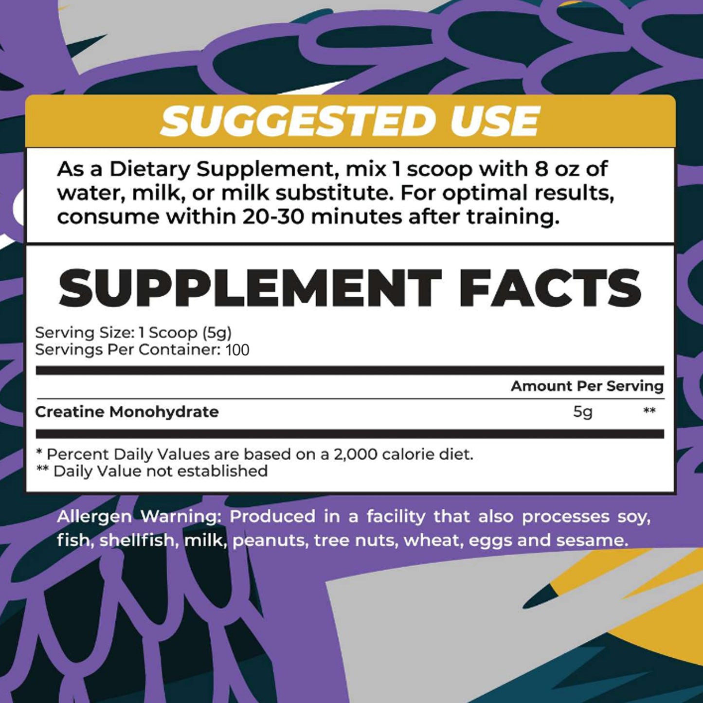 BOA CREATINE MONOHYDRATE